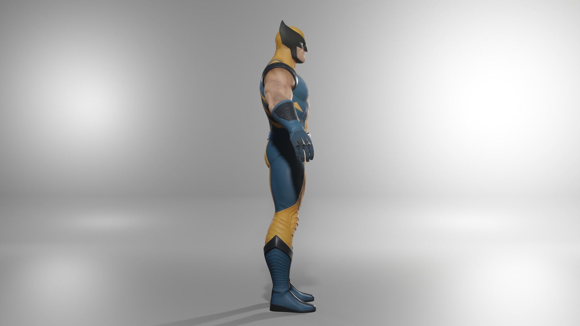 Wolverine Classic 3D model_1