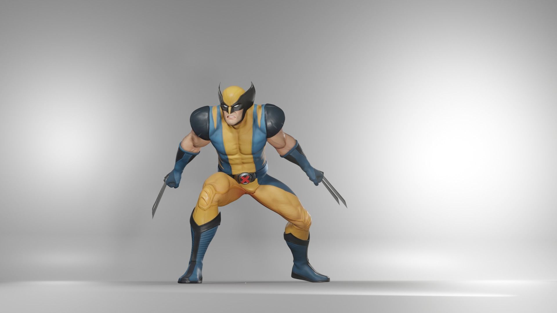Wolverine Classic 3D model_4