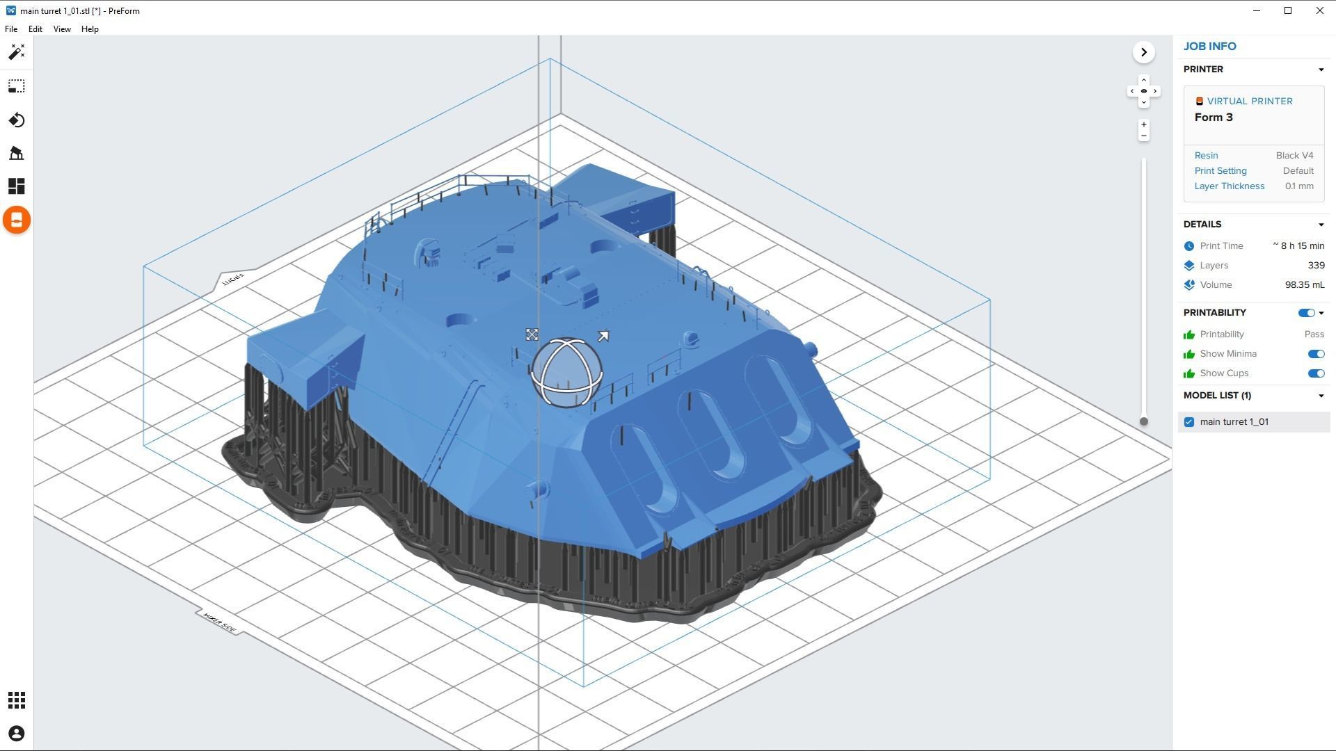 BATTLESHIP YAMATO - Personal license - 1-200 scale 3D print model_81