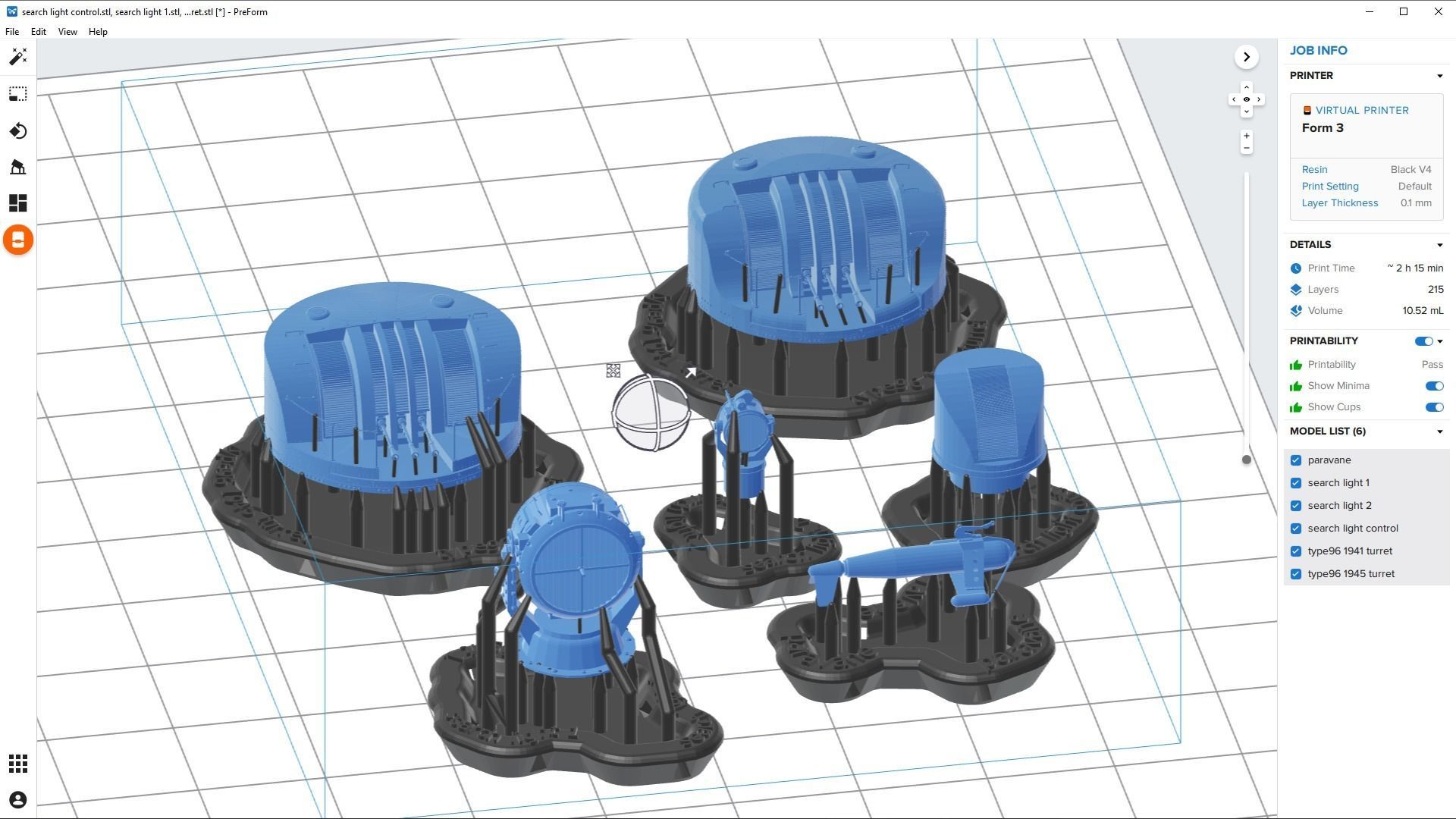 BATTLESHIP YAMATO - Personal license - 1-200 scale 3D print model_95