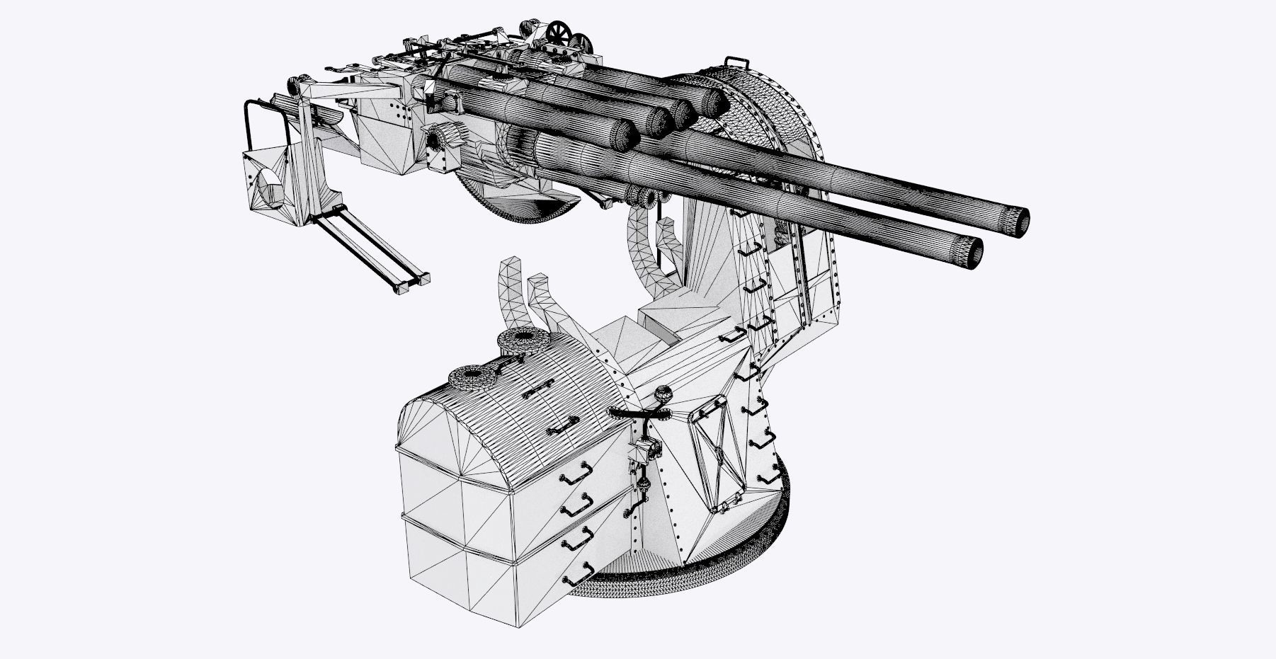 BATTLESHIP YAMATO - Personal license - 1-200 scale 3D print model_32