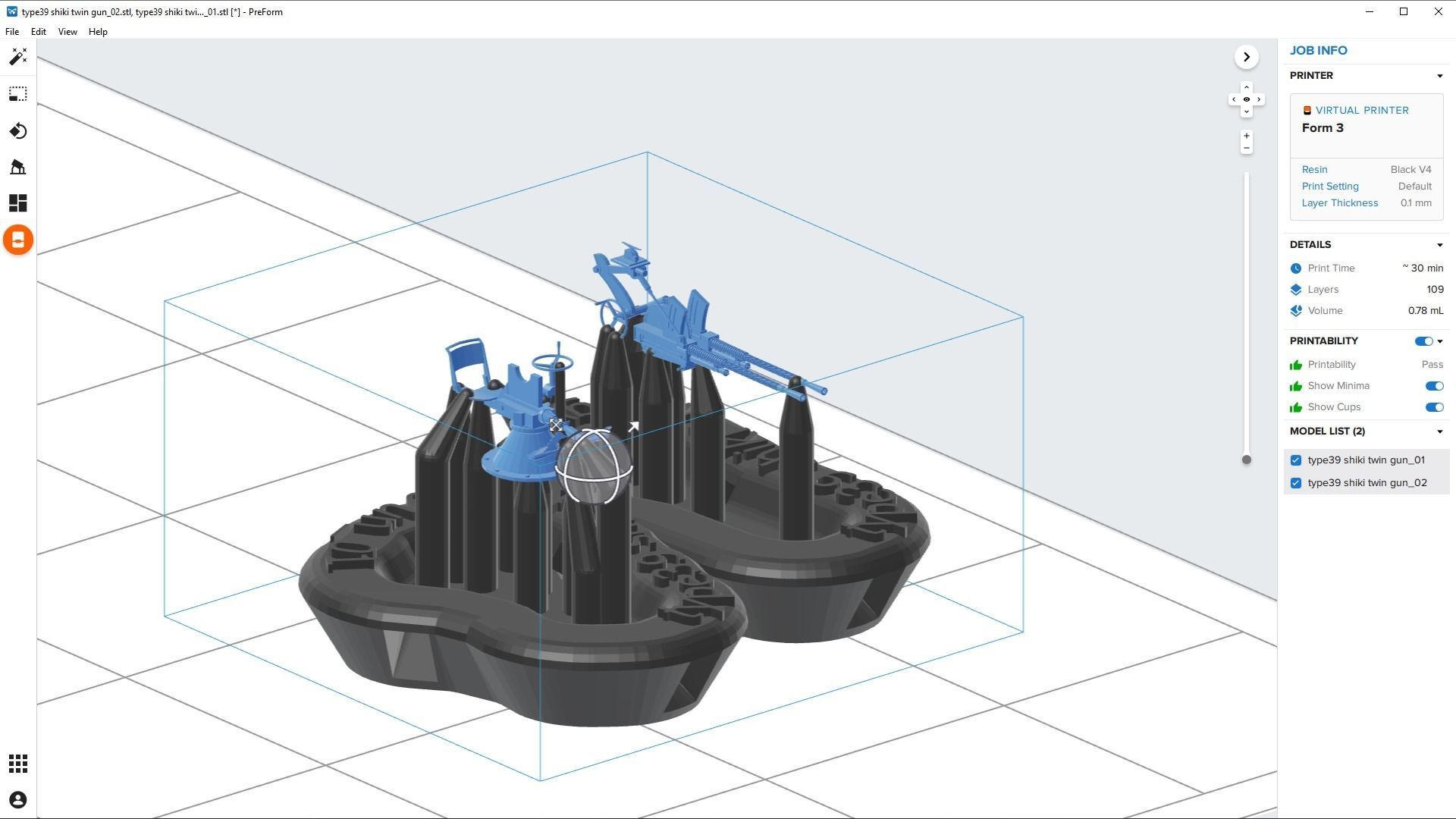 BATTLESHIP YAMATO - Personal license - 1-200 scale 3D print model_87