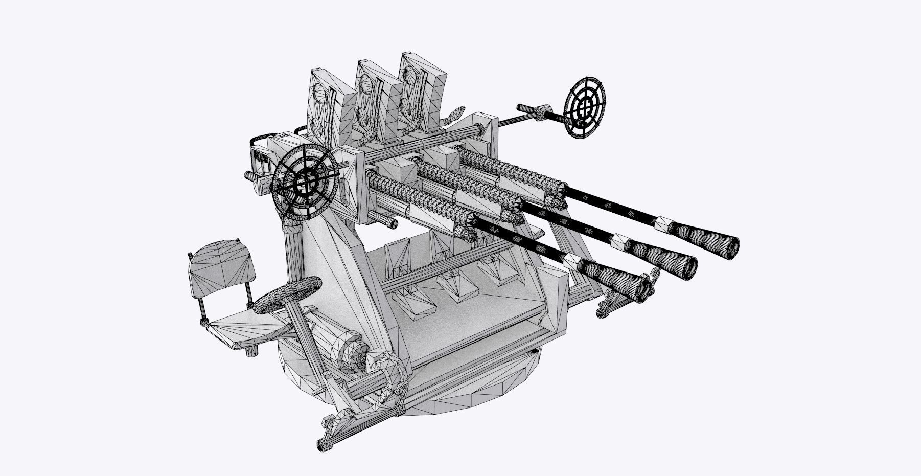 BATTLESHIP YAMATO - Personal license - 1-200 scale 3D print model_34