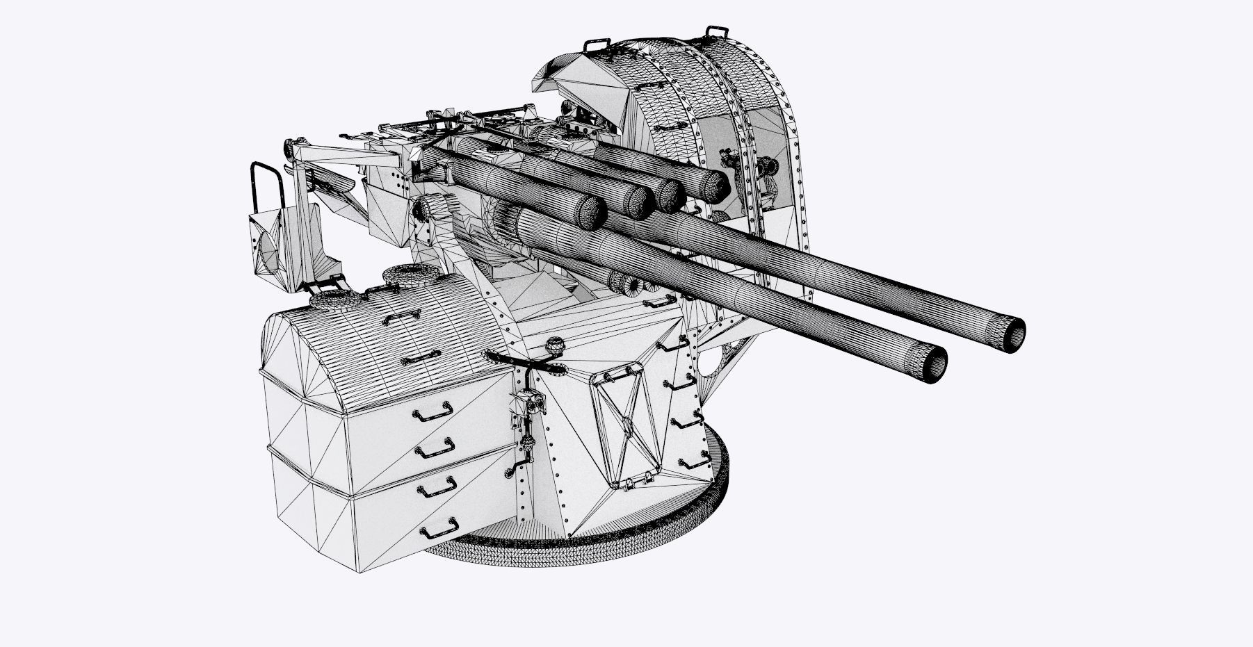 BATTLESHIP YAMATO - Personal license - 1-200 scale 3D print model_31