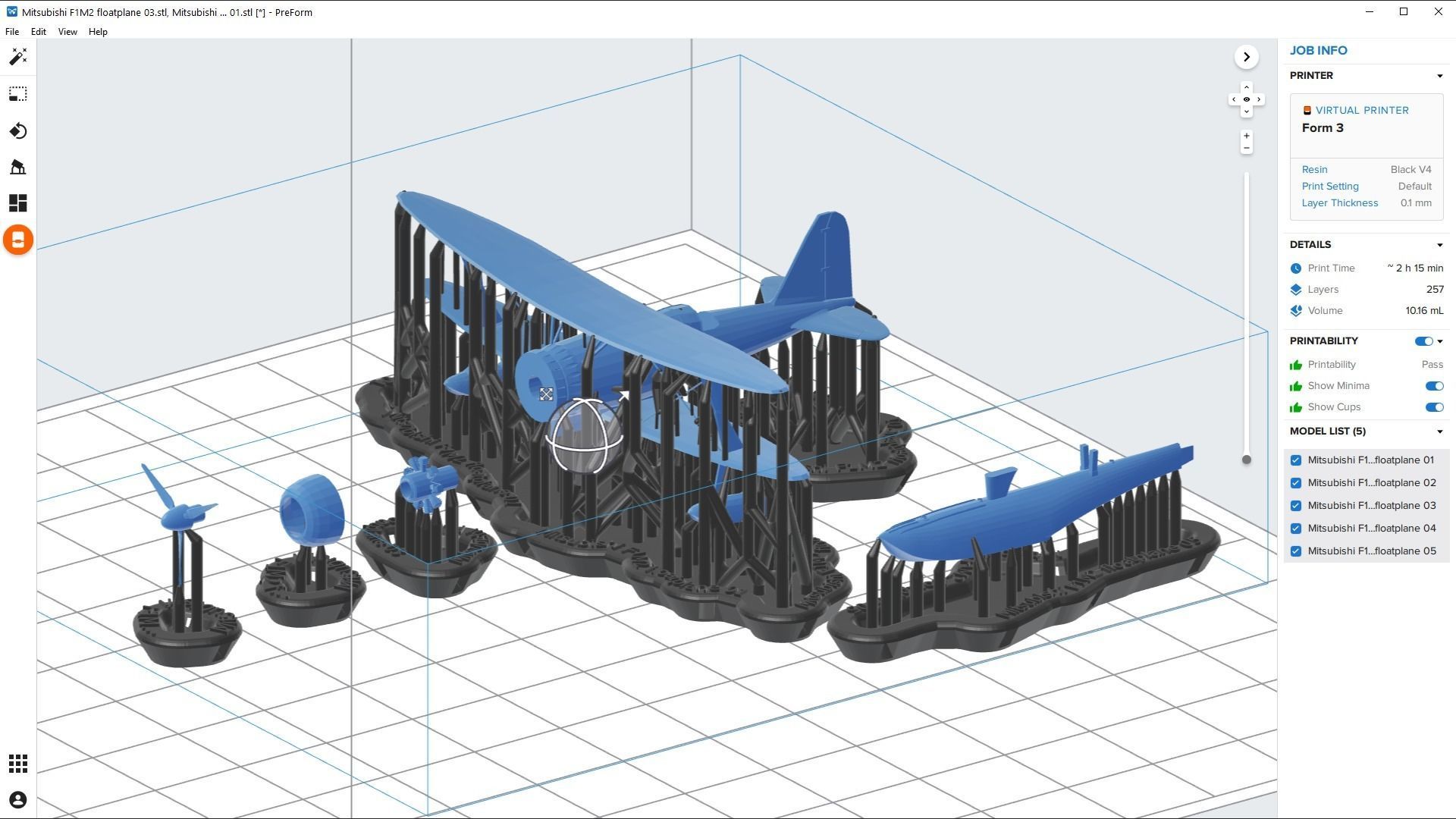 BATTLESHIP YAMATO - Personal license - 1-200 scale 3D print model_96