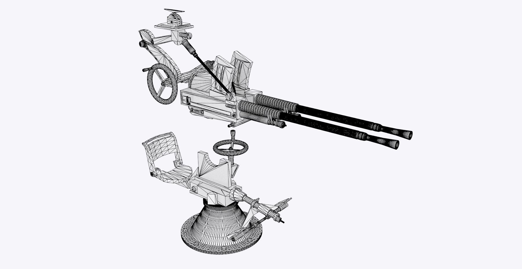 BATTLESHIP YAMATO - Personal license - 1-200 scale 3D print model_28