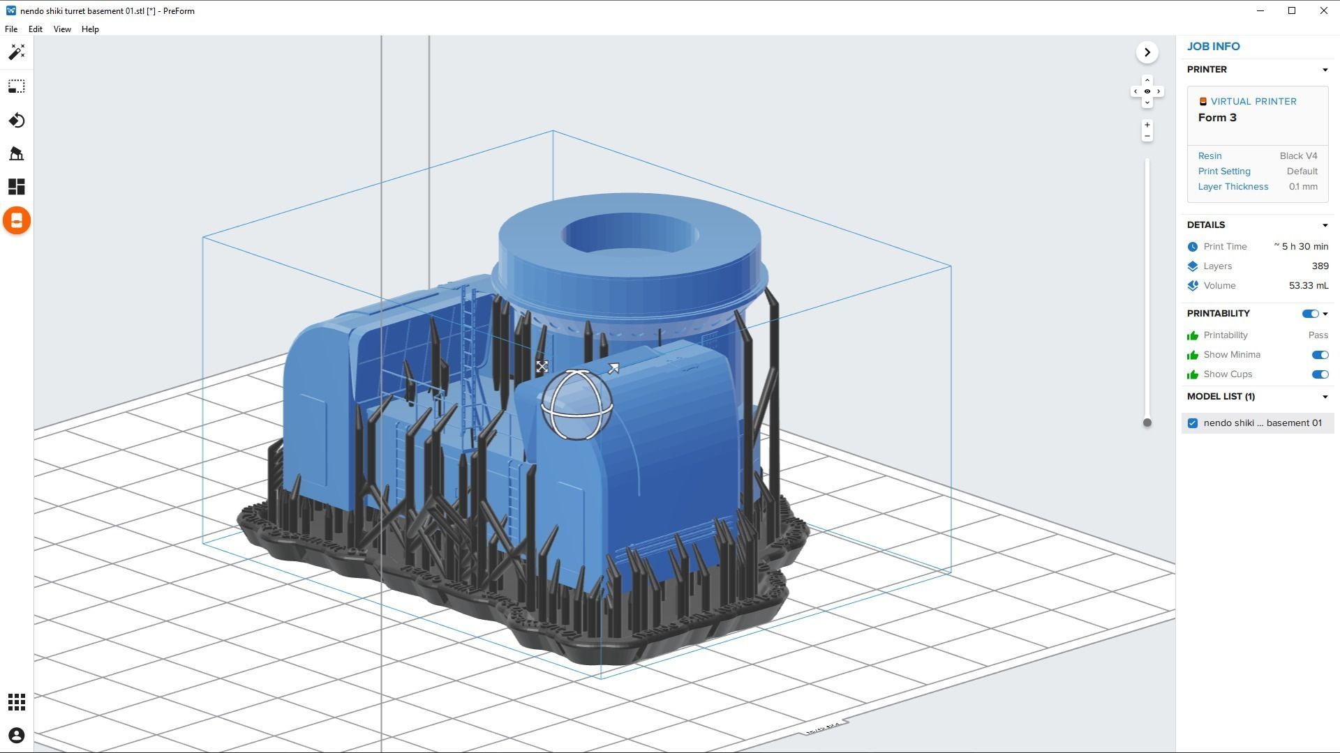 BATTLESHIP YAMATO - Personal license - 1-200 scale 3D print model_93