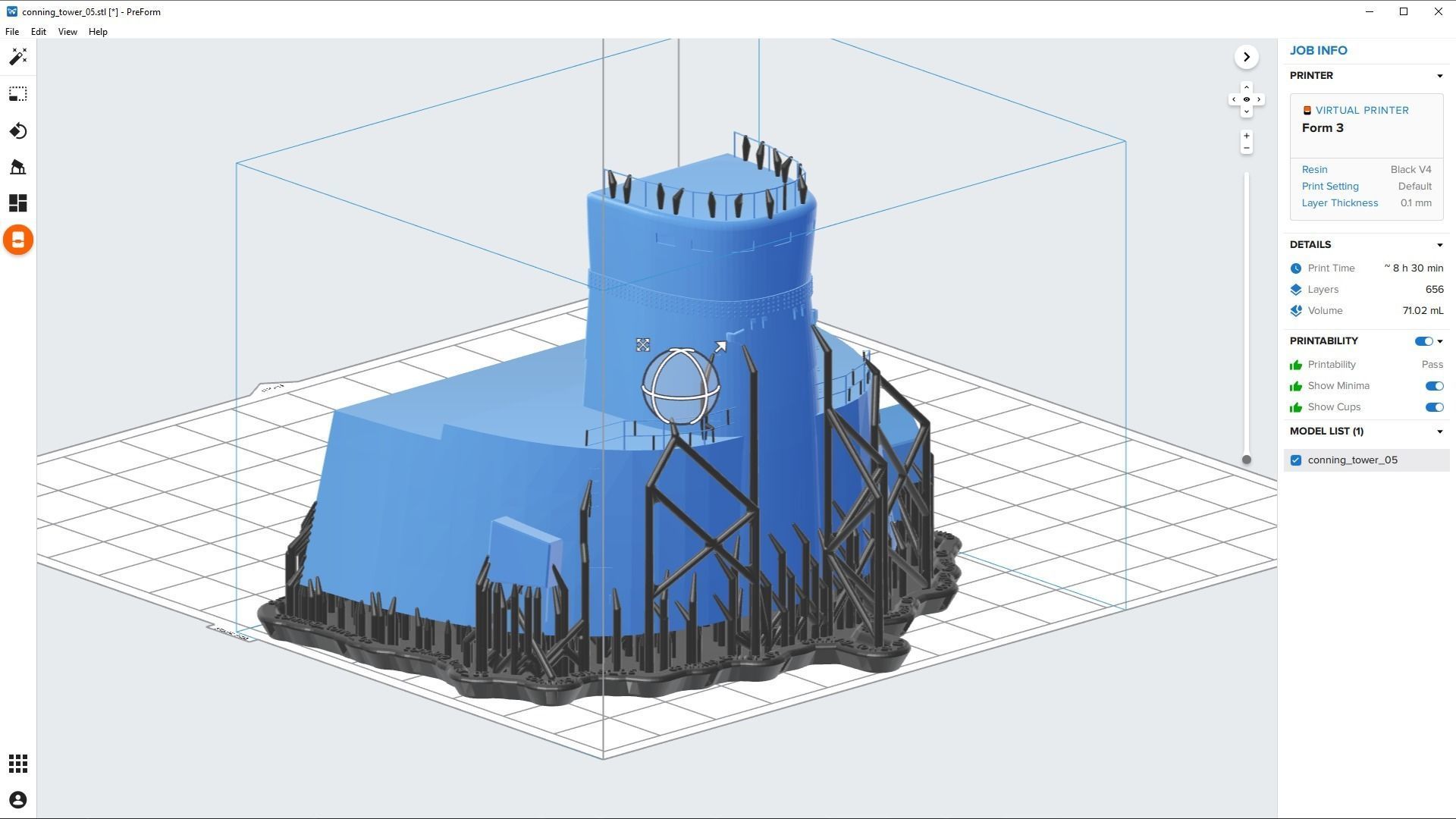 BATTLESHIP YAMATO - Personal license - 1-200 scale 3D print model_62