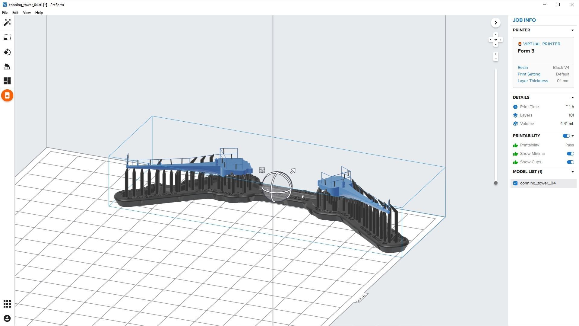 BATTLESHIP YAMATO - Personal license - 1-200 scale 3D print model_61