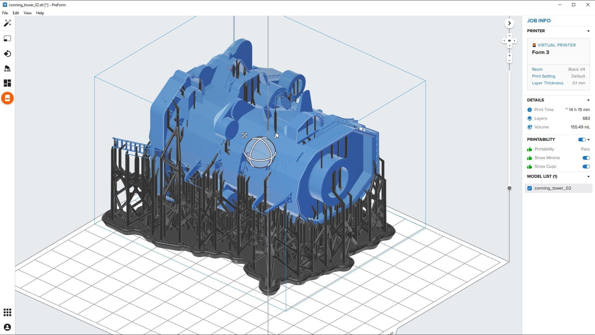 BATTLESHIP YAMATO - Personal license - 1-200 scale 3D print model_59