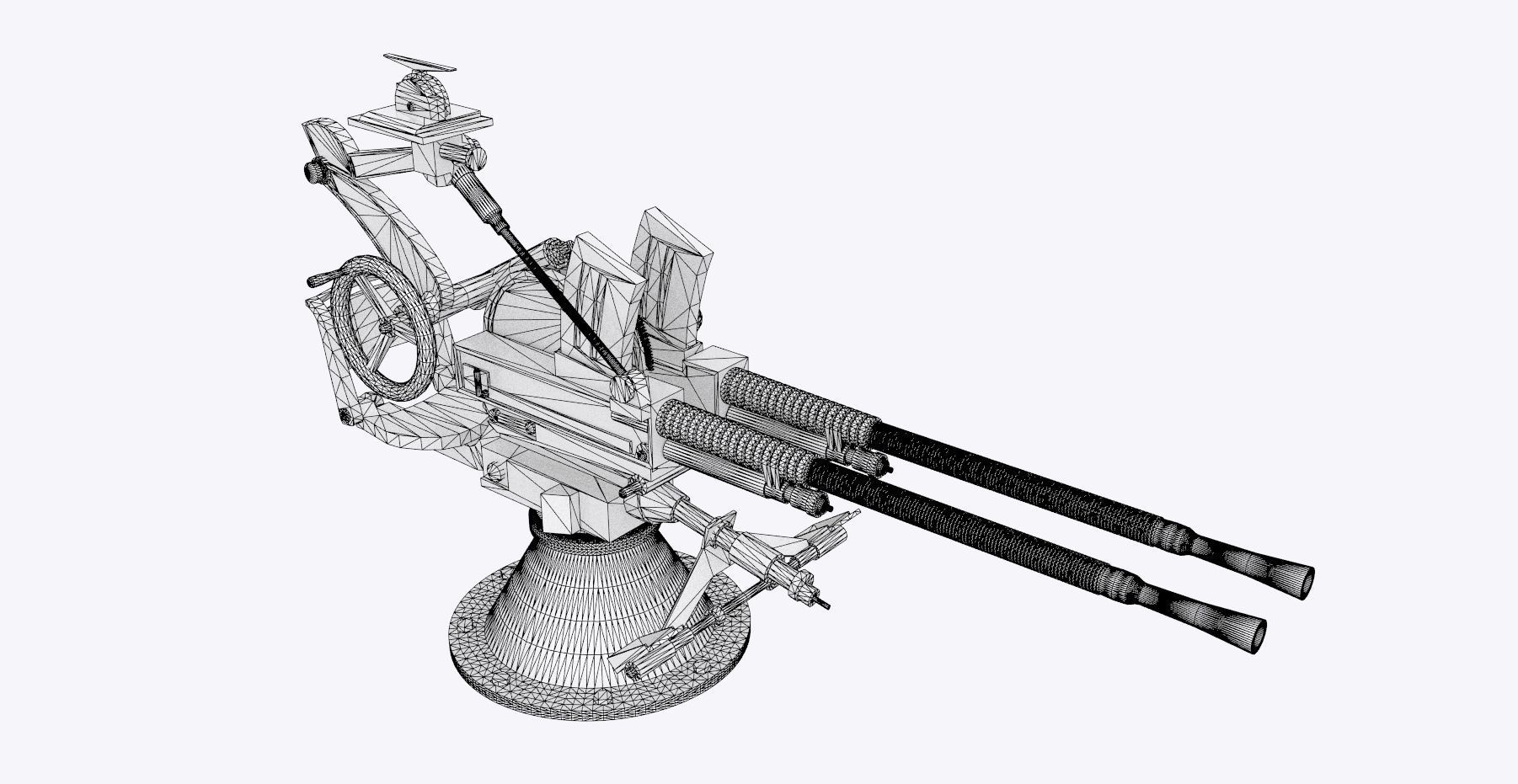 BATTLESHIP YAMATO - Personal license - 1-200 scale 3D print model_33