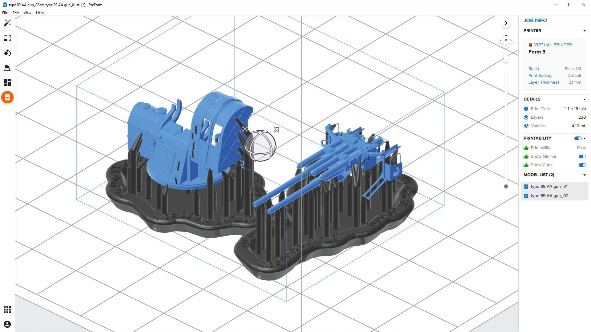 BATTLESHIP YAMATO - Personal license - 1-200 scale 3D print model_86