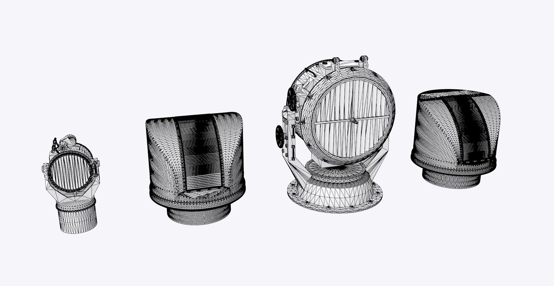 BATTLESHIP YAMATO - Personal license - 1-200 scale 3D print model_19