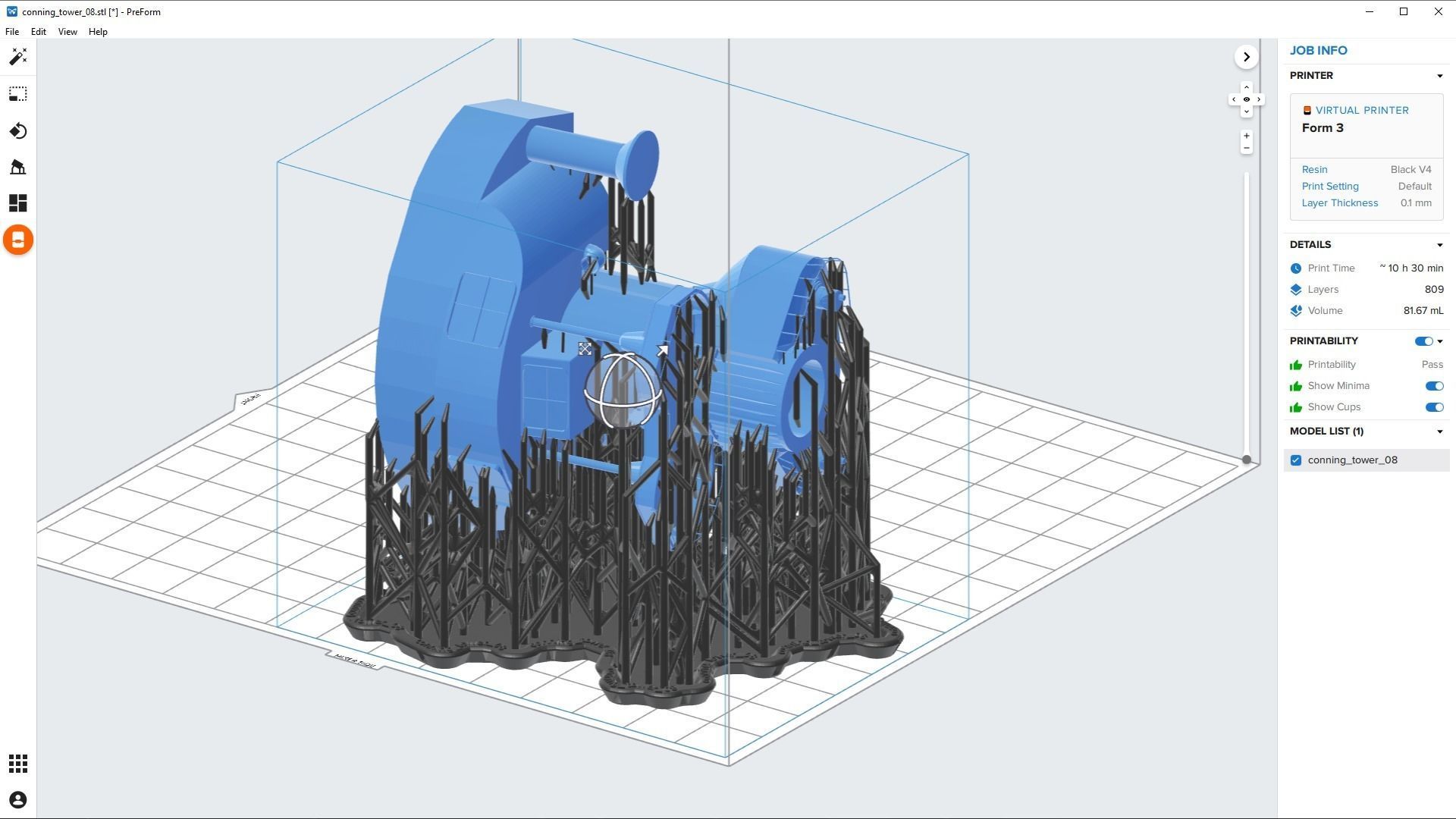 BATTLESHIP YAMATO - Personal license - 1-200 scale 3D print model_65
