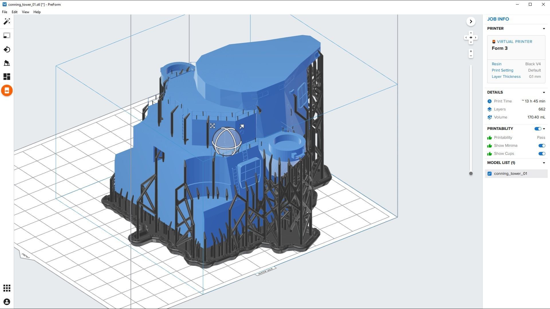 BATTLESHIP YAMATO - Personal license - 1-200 scale 3D print model_58