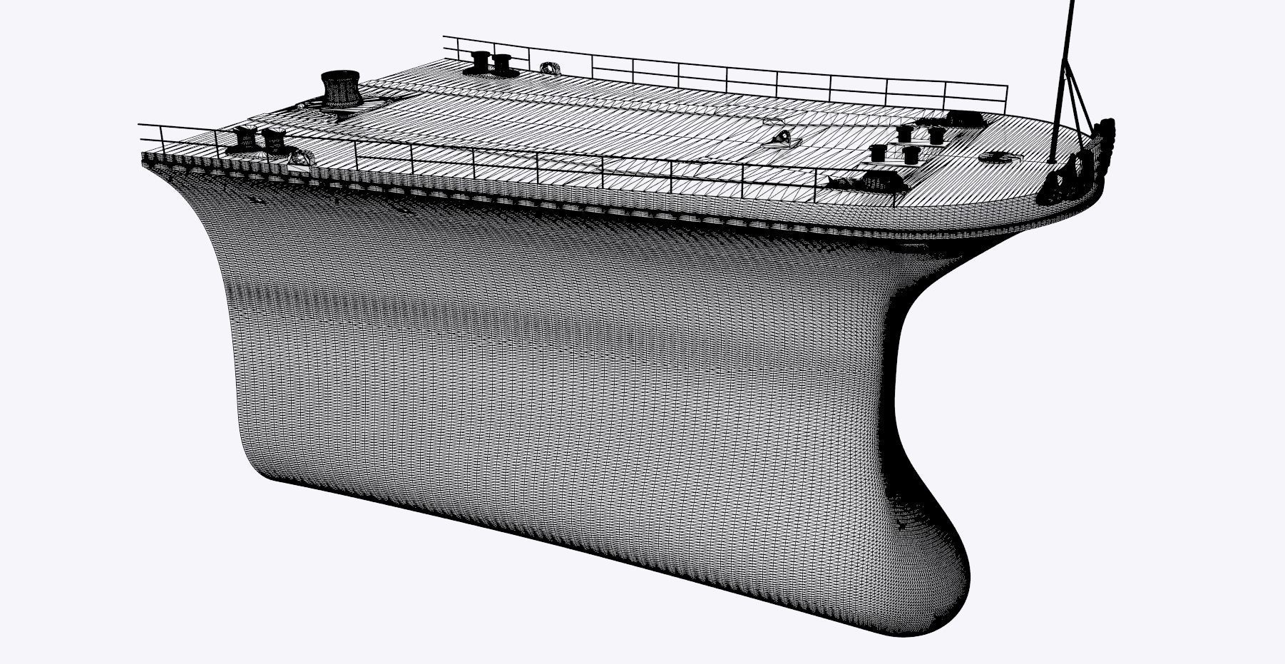 BATTLESHIP YAMATO - Personal license - 1-200 scale 3D print model_5
