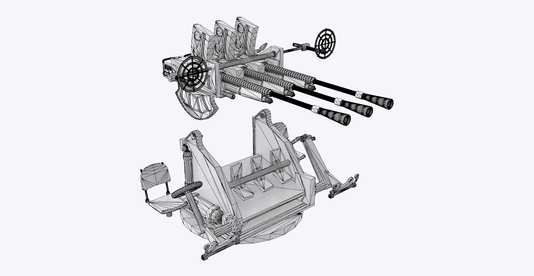 BATTLESHIP YAMATO - Personal license - 1-200 scale 3D print model_35