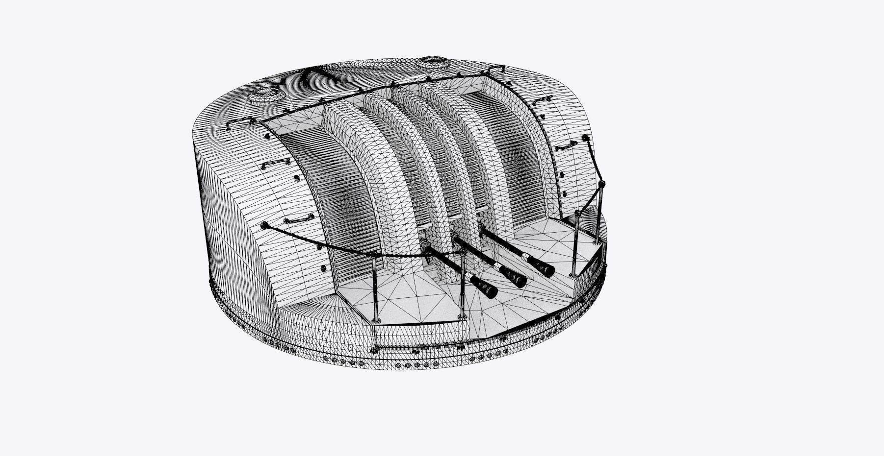 BATTLESHIP YAMATO - Personal license - 1-200 scale 3D print model_20
