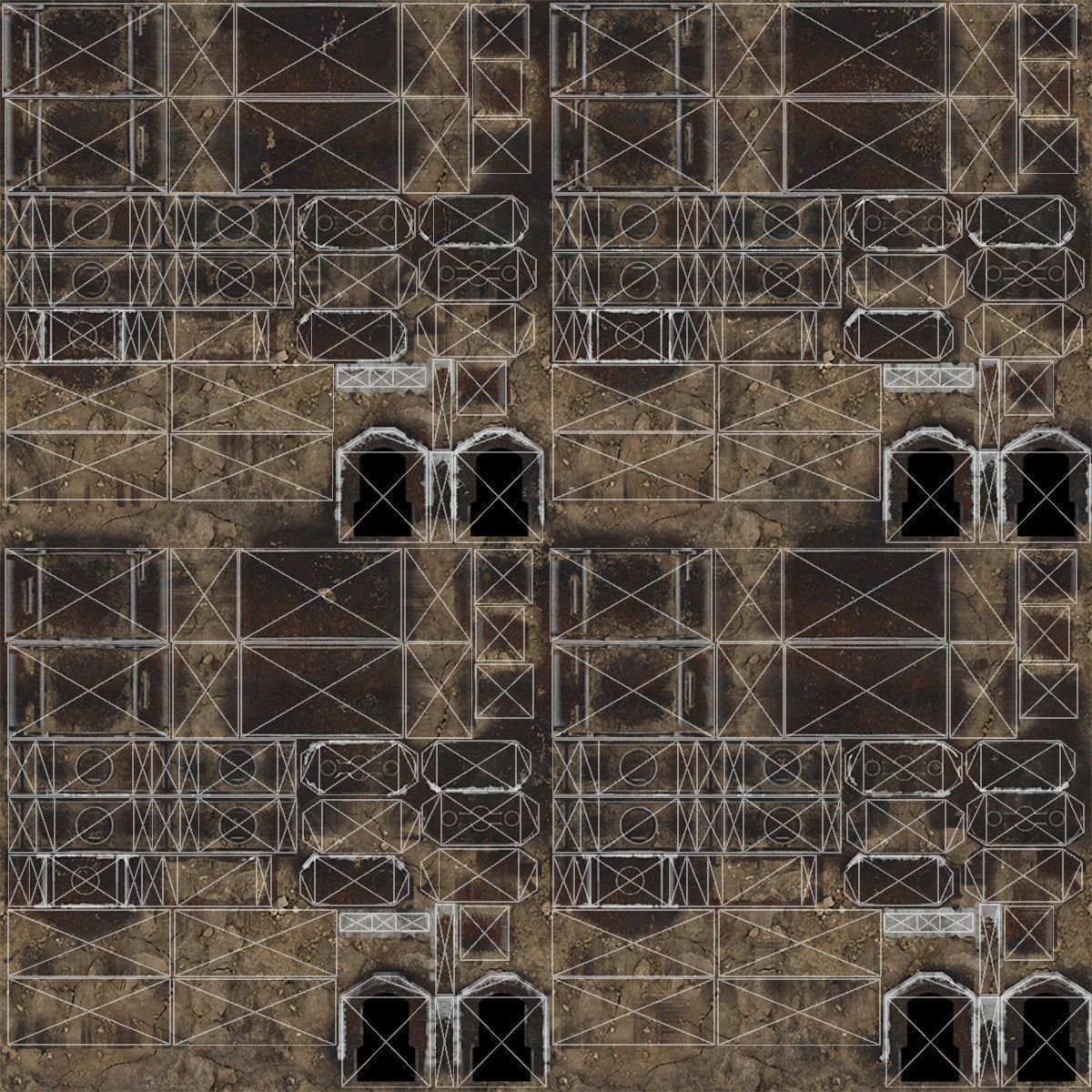 BMP-3 army tank Low-poly 3D model_20