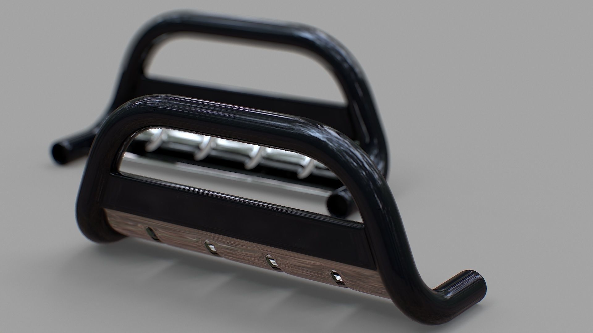 Nudge Bar - Vehicle Attachment Low-poly 3D model_20