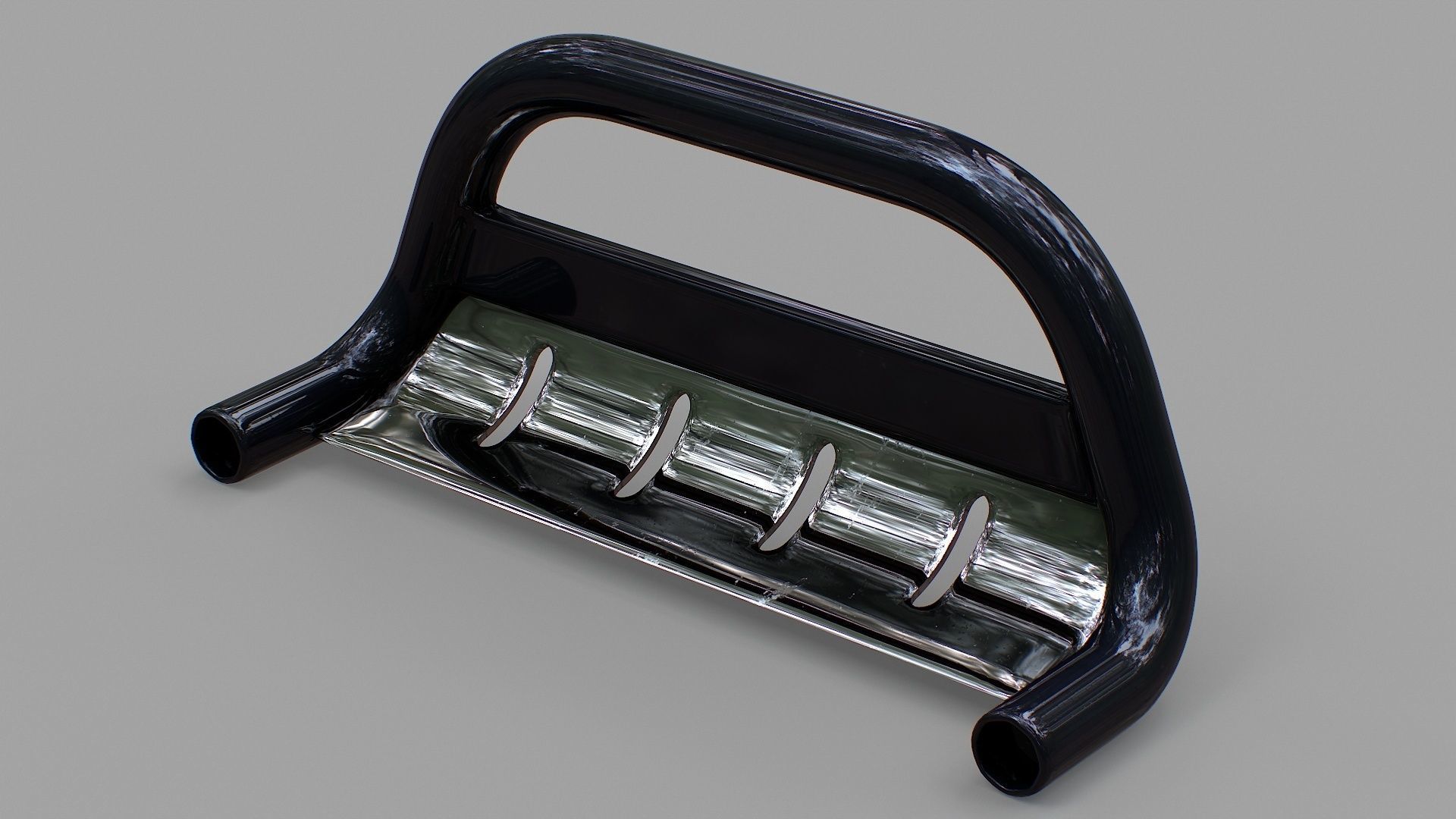 Nudge Bar - Vehicle Attachment Low-poly 3D model_12