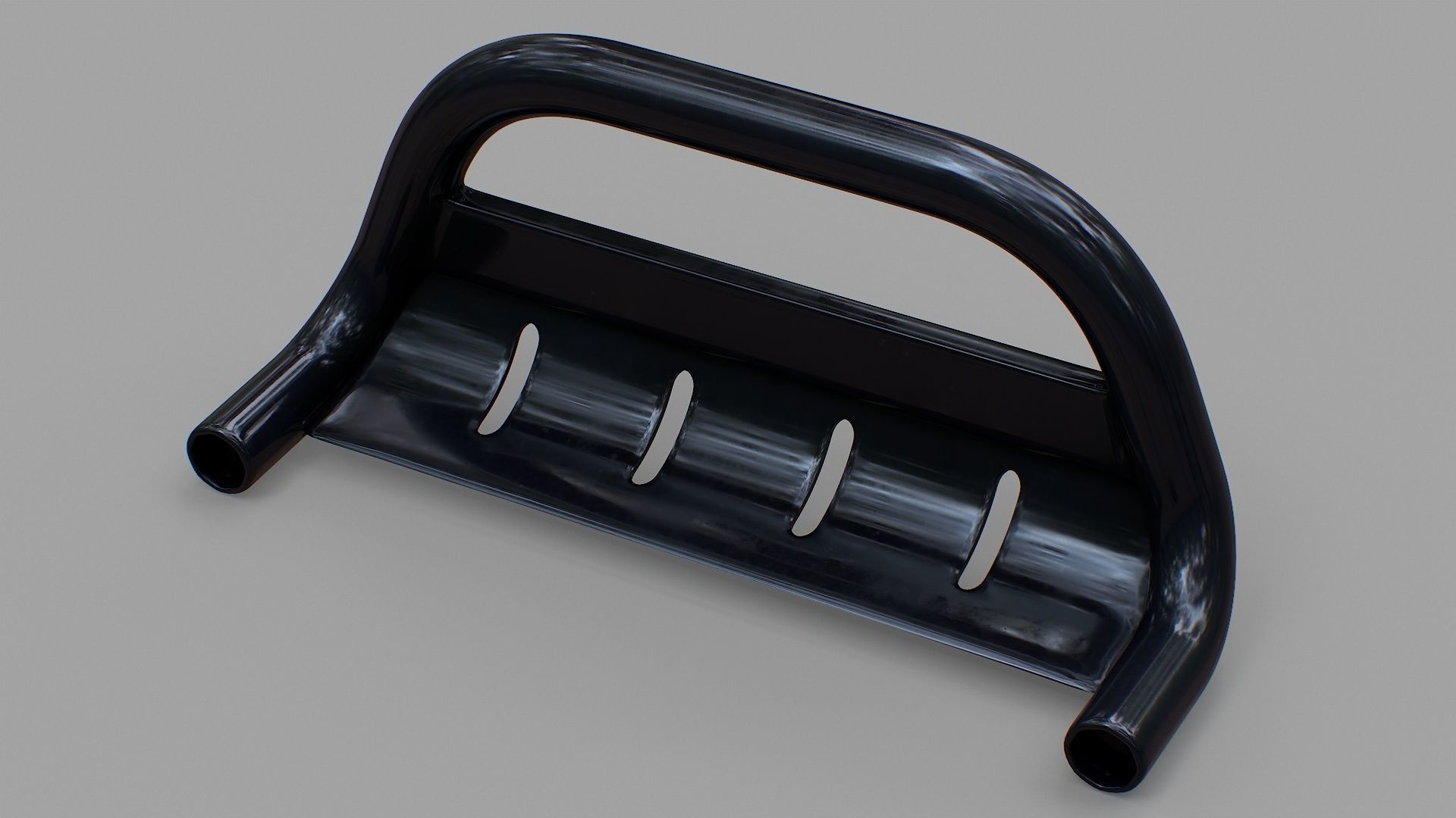 Nudge Bar - Vehicle Attachment Low-poly 3D model_19