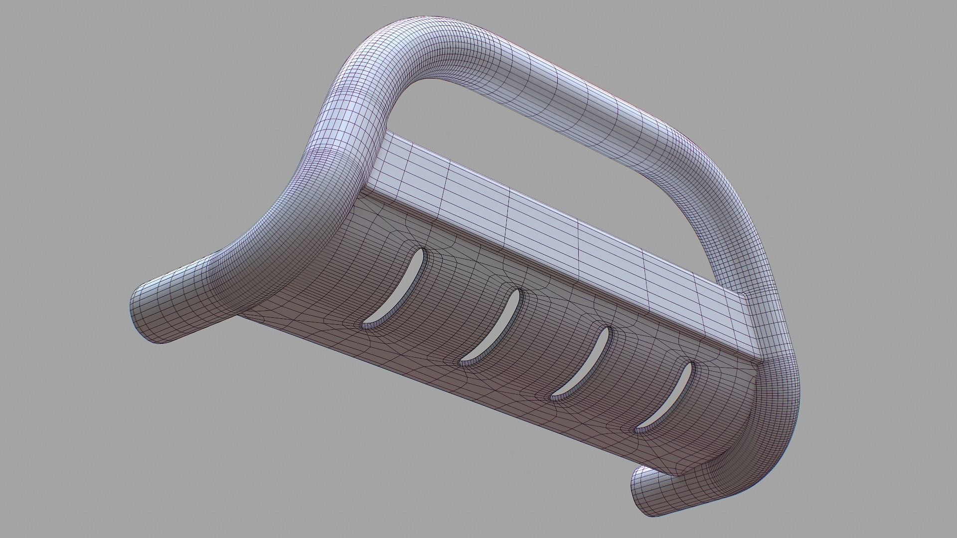 Nudge Bar - Vehicle Attachment Low-poly 3D model_25