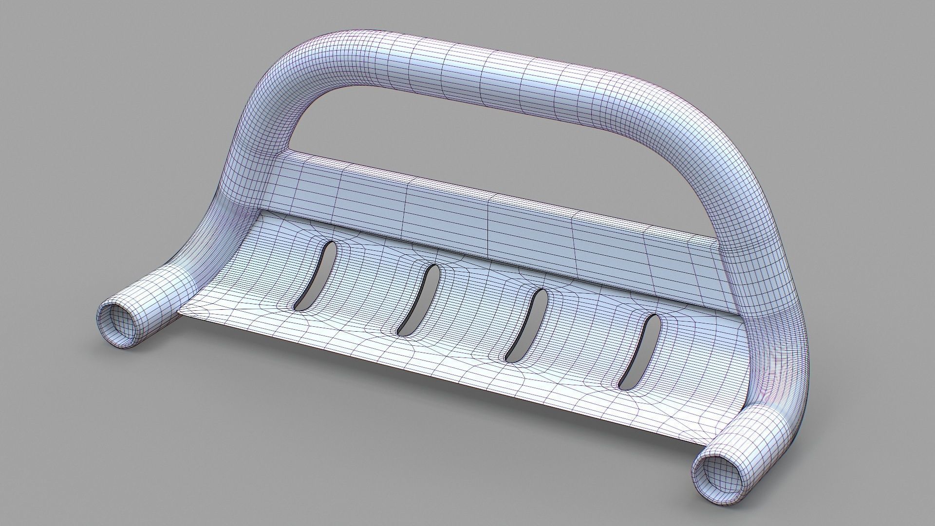 Nudge Bar - Vehicle Attachment Low-poly 3D model_24