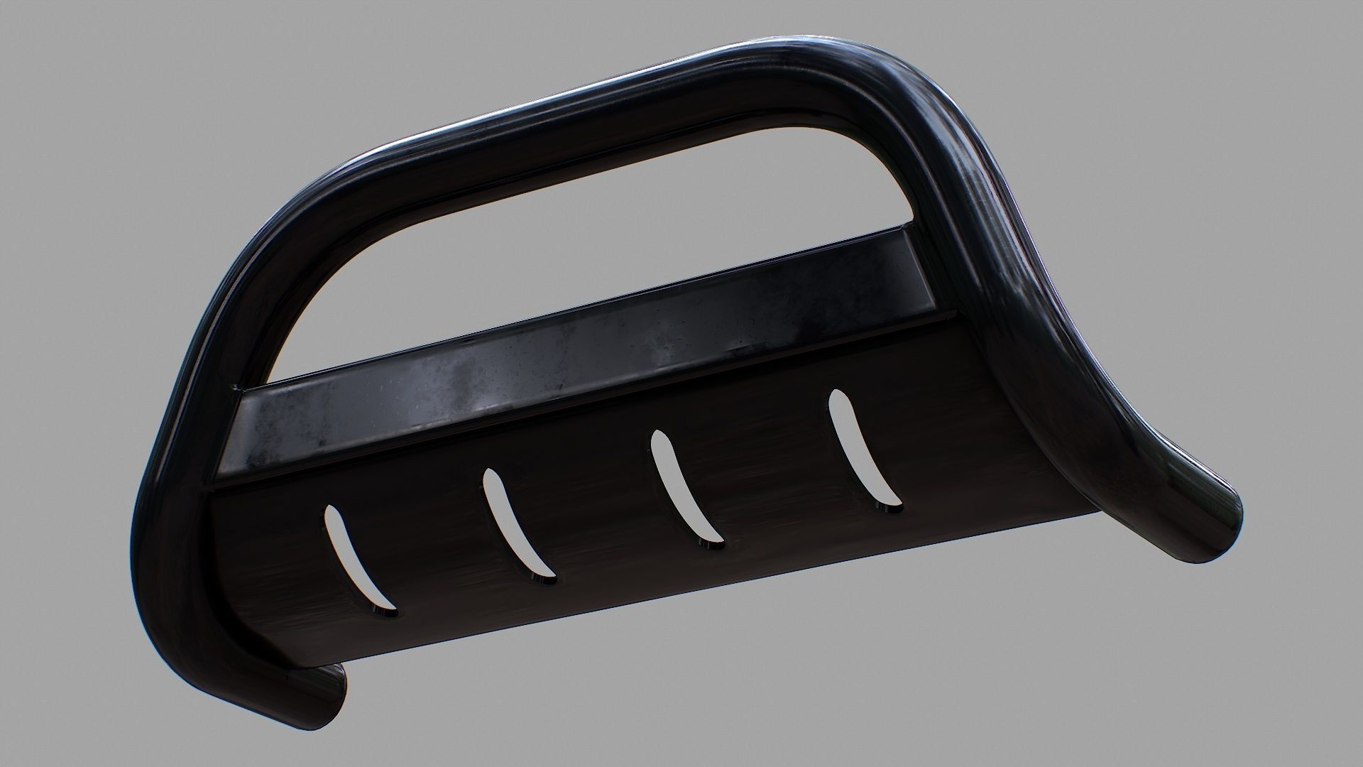 Nudge Bar - Vehicle Attachment Low-poly 3D model_15