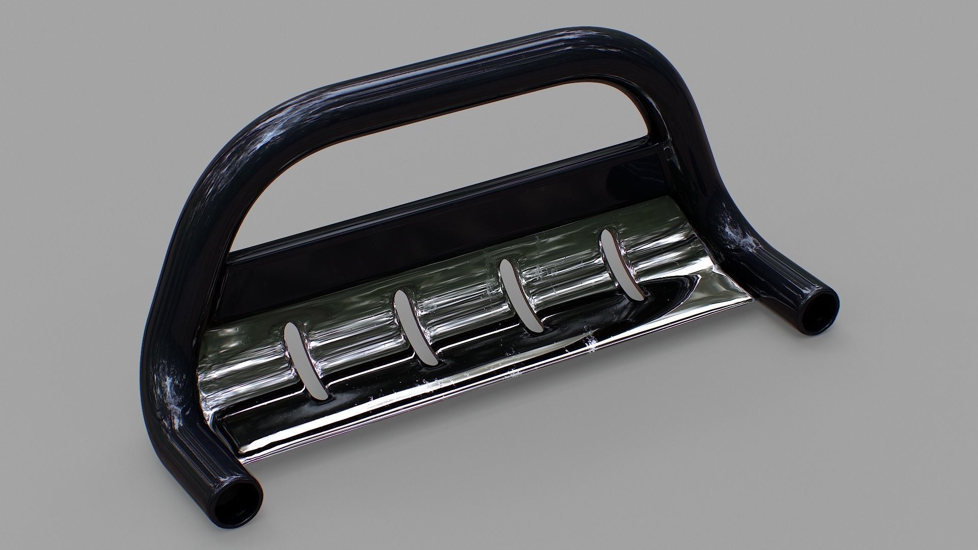 Nudge Bar - Vehicle Attachment Low-poly 3D model_11