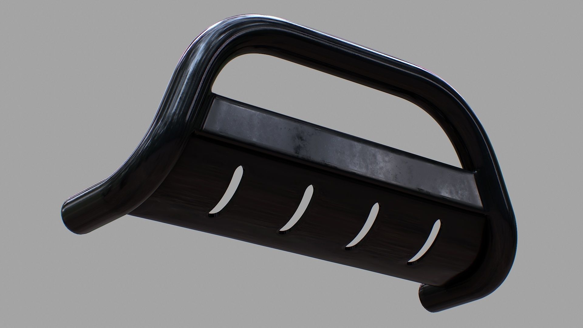 Nudge Bar - Vehicle Attachment Low-poly 3D model_13