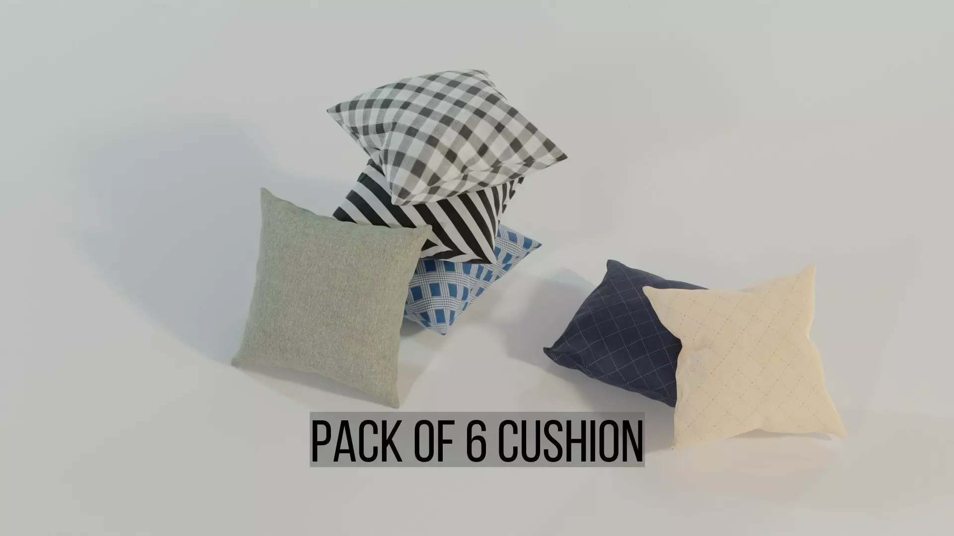 Cushion Pack  3D model_0