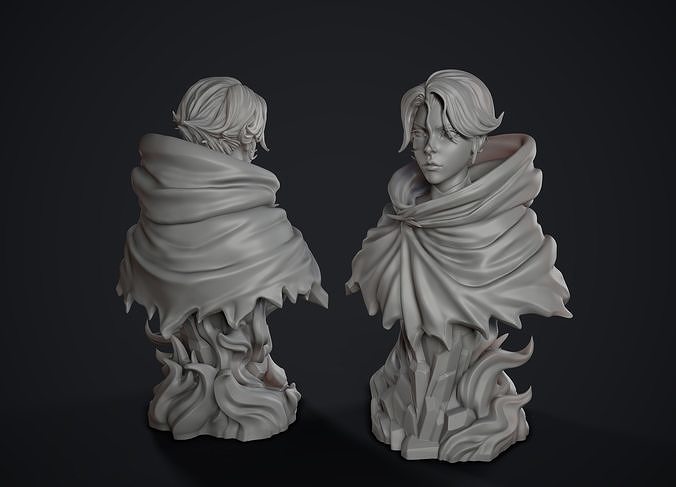 Sypha Castlevania Bust 3D print model