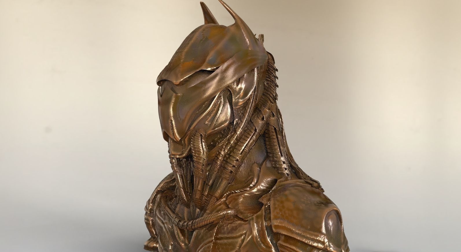 Batman Sci-Fi Helmet 3D model_1