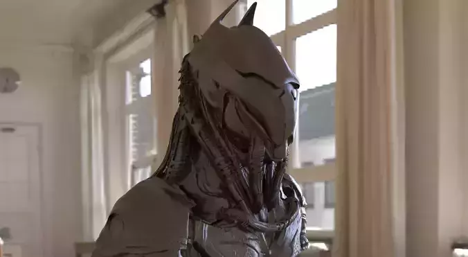Batman Sci-Fi Helmet 3D model