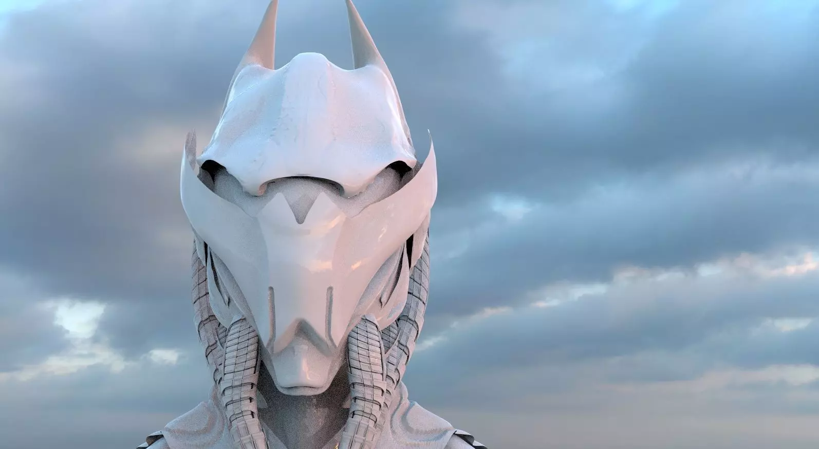 Batman Helmet Sci-fi version 2 3D model_0