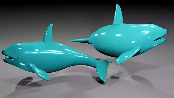 Killer whale 3d print 3D print model
