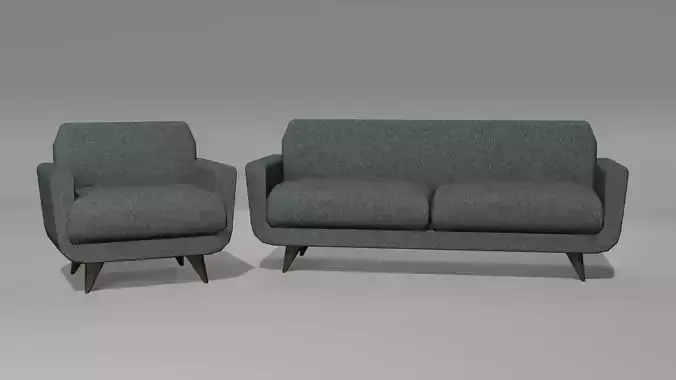 Chair and Sofa