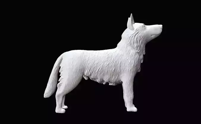 Dog for 3d print 3D print model