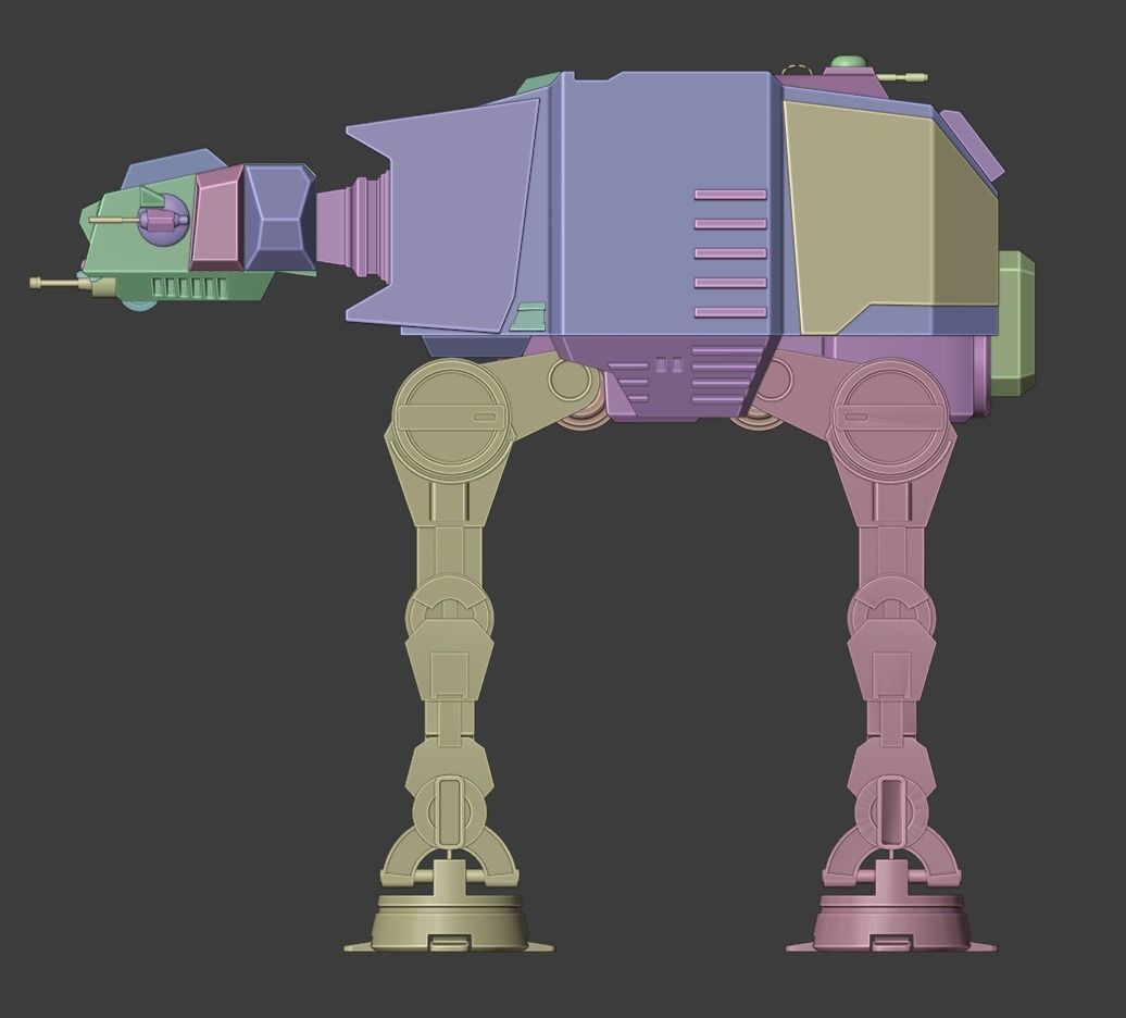 AT-AT Walker 3D model_8