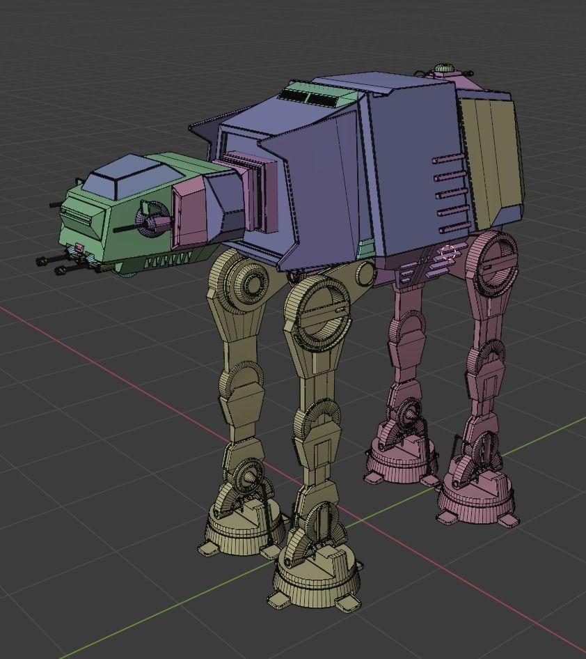 AT-AT Walker 3D model_10