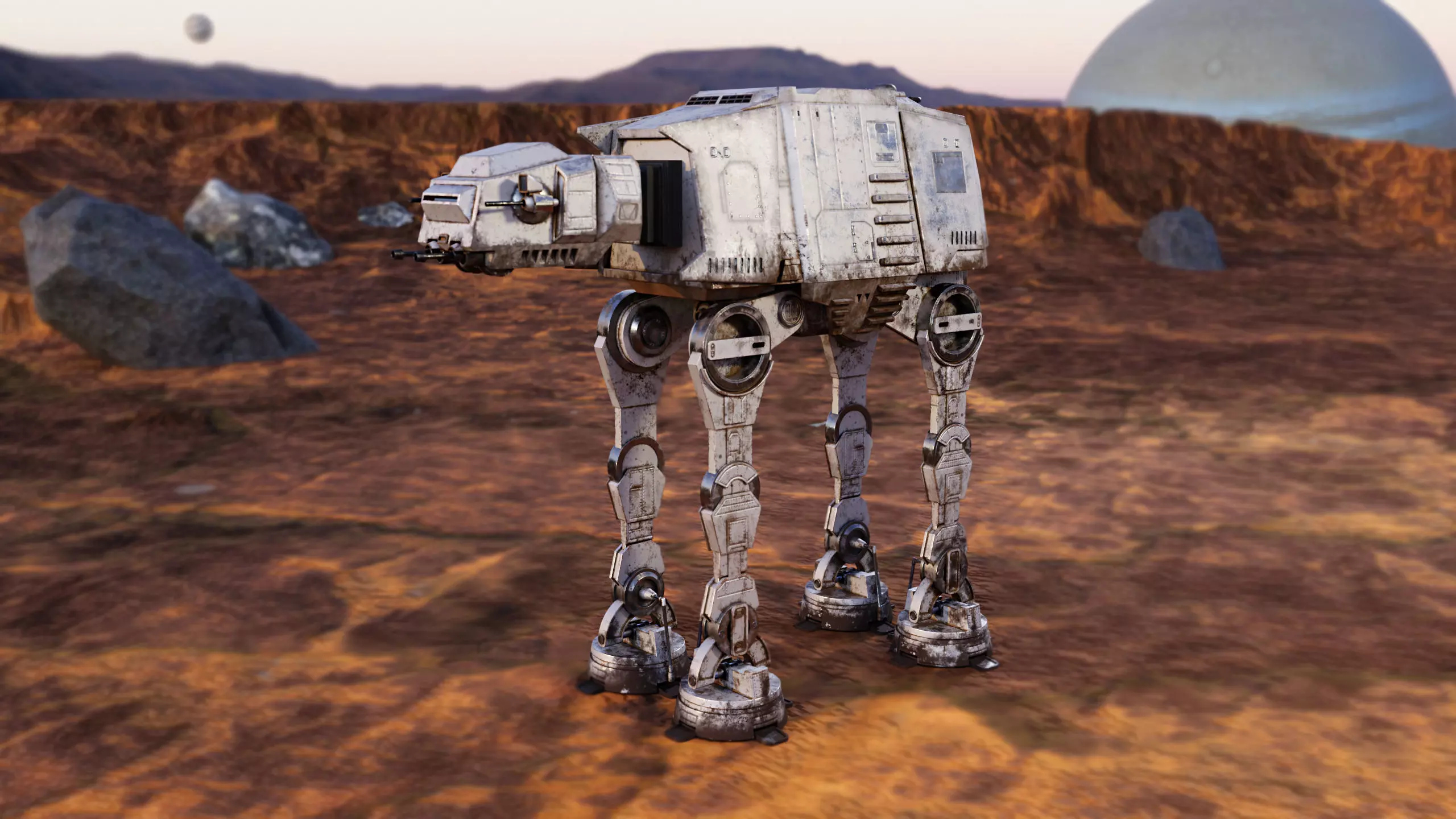 AT-AT Walker 3D model_0