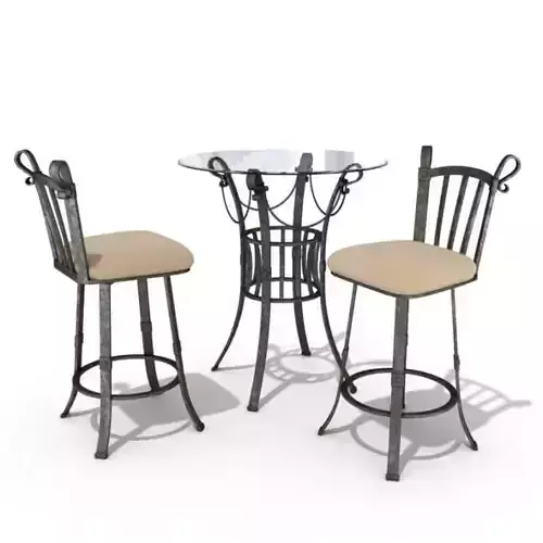 Bistro Set Table And Chairs