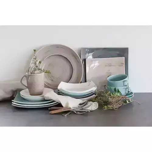 Irvington Porcelain Dinnerware Set 3D model