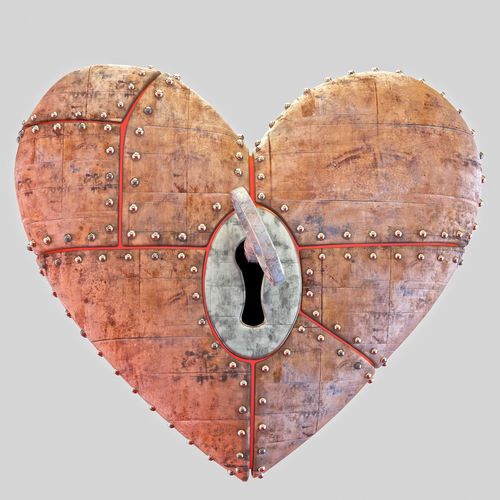 Heart piece animated 3D model