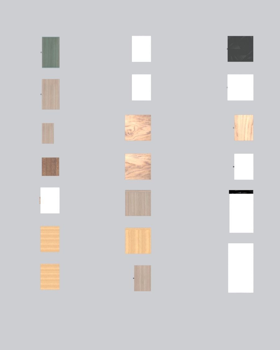 Nightstands nightstand with three drawers 3D model_2