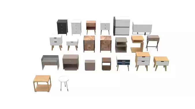 Nightstands nightstand with three drawers