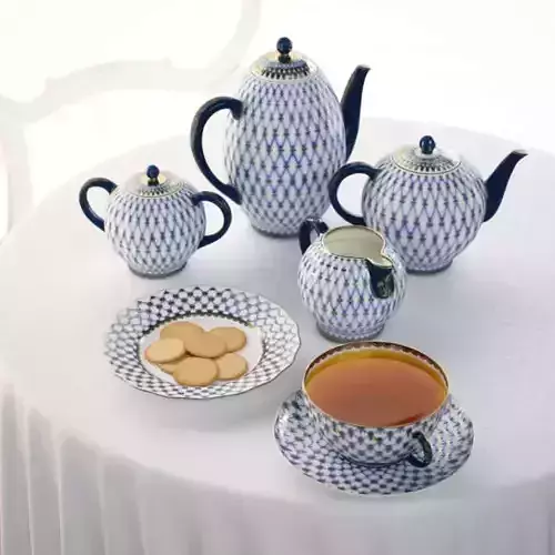 Porcelain Tea Service Set