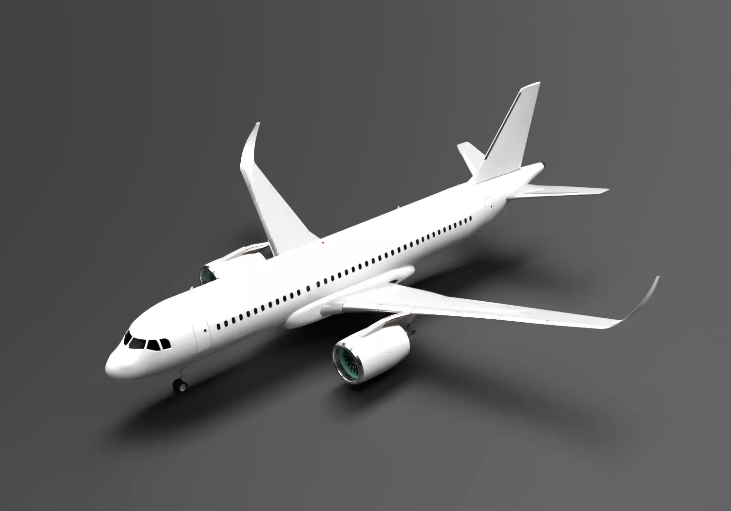 Airbus A320 NEO 3D model_0