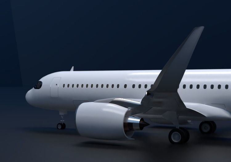 Airbus A320 NEO 3D model_9